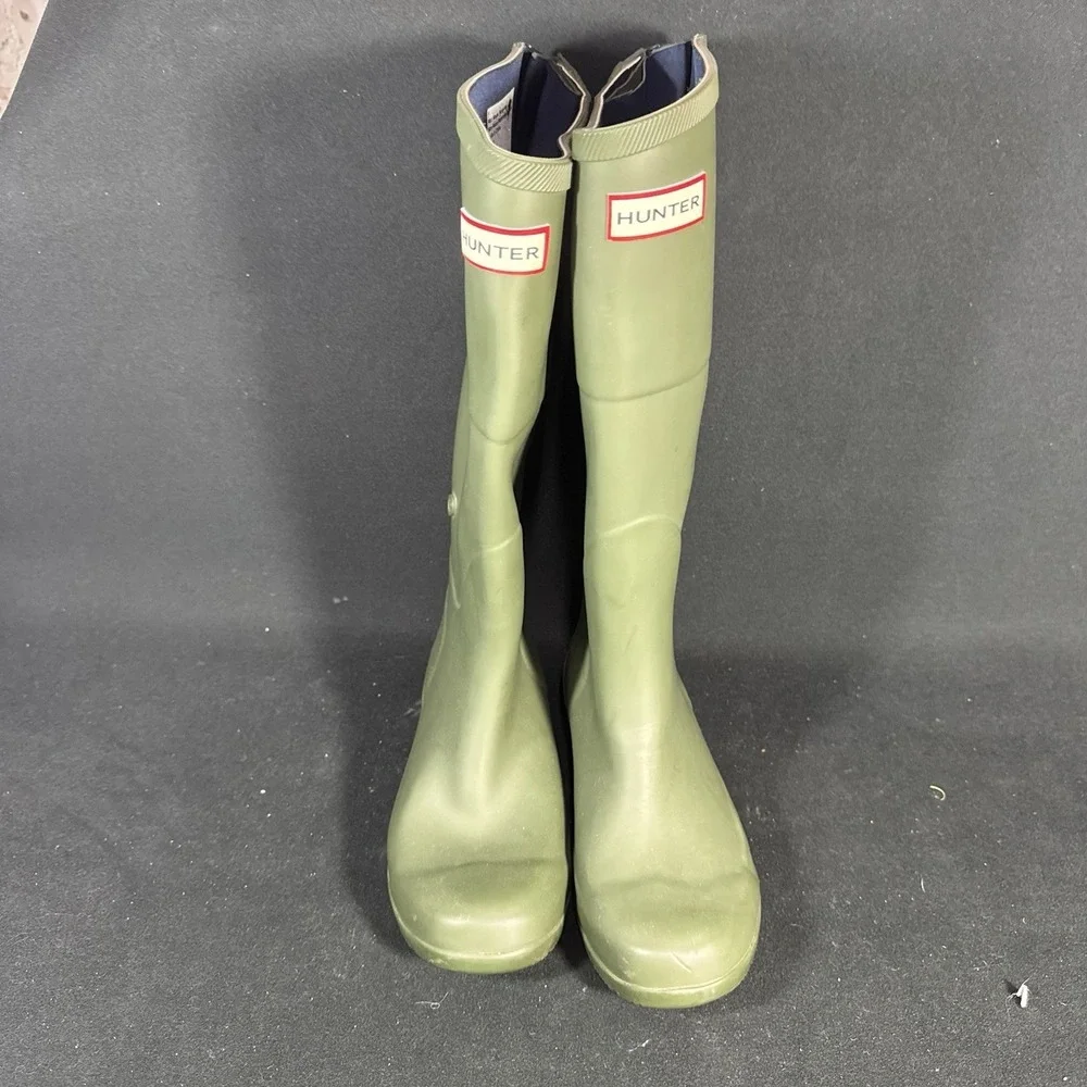 Women's Hunter US Size 6 Army Green Tall HUNTER Rain Boots
